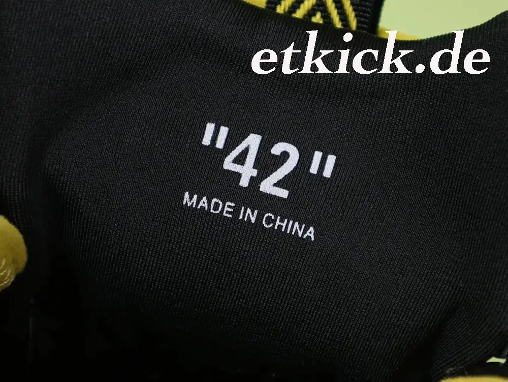 Off-White Be Right Back Open Sneaker Gelb-Königsblau-Rot – Bild 10