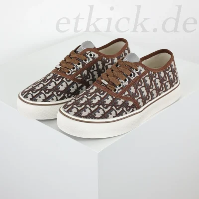 Saltwind Twill Jacquard Canvas-Schuhe, braun