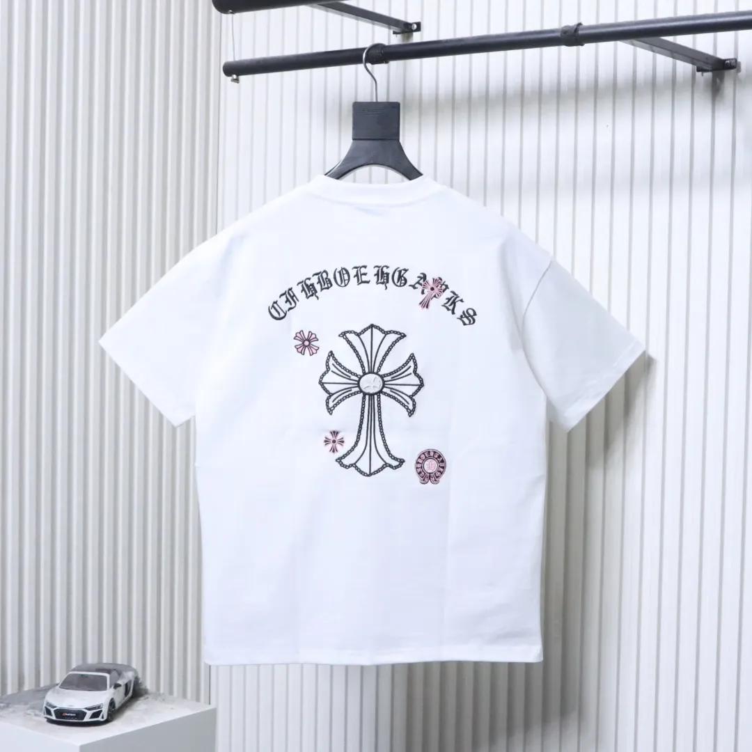 Chrome Hearts – Rückansicht Weiß