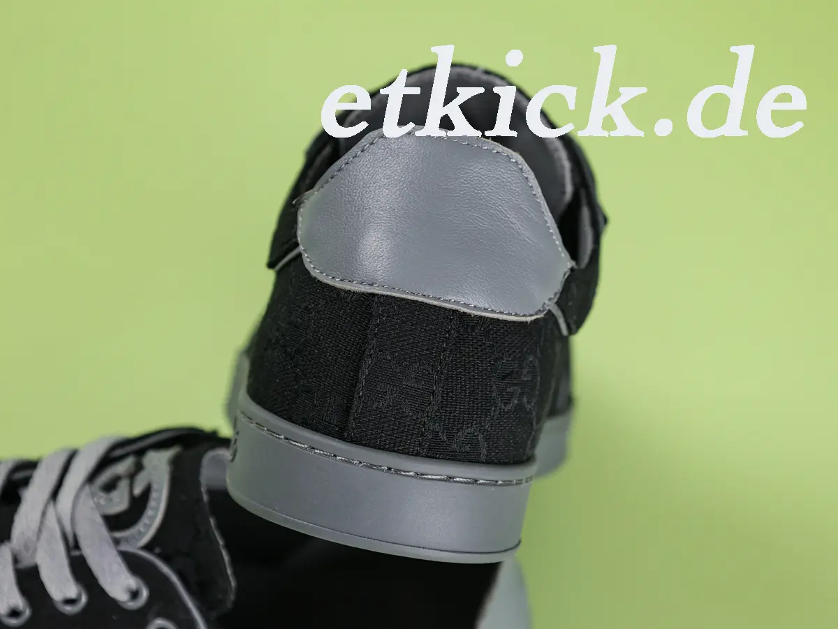 Schwarze Stretch-Sneaker für Herren aus GG-Canvas – Bild 9