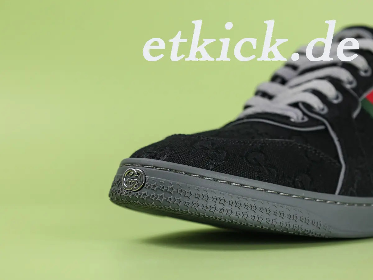Schwarze Stretch-Sneaker für Herren aus GG-Canvas – Bild 3