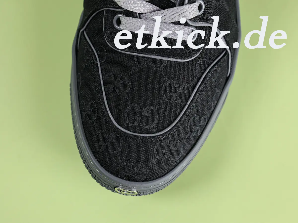 Schwarze Stretch-Sneaker für Herren aus GG-Canvas – Bild 7