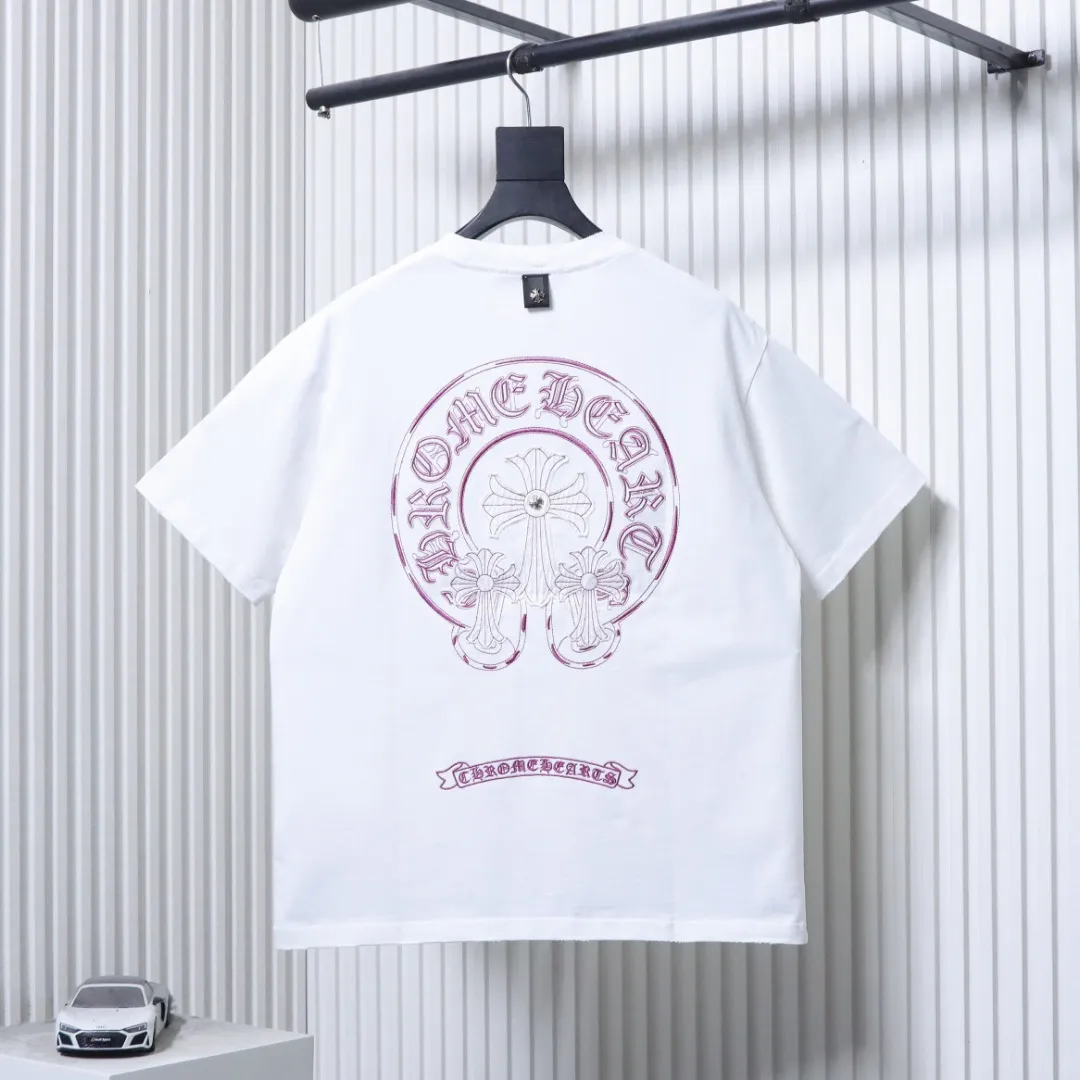 Chrome Hearts – Rückansicht Weiß