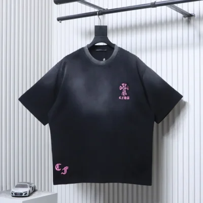 Chrome Hearts Vorderansicht Schwarz
