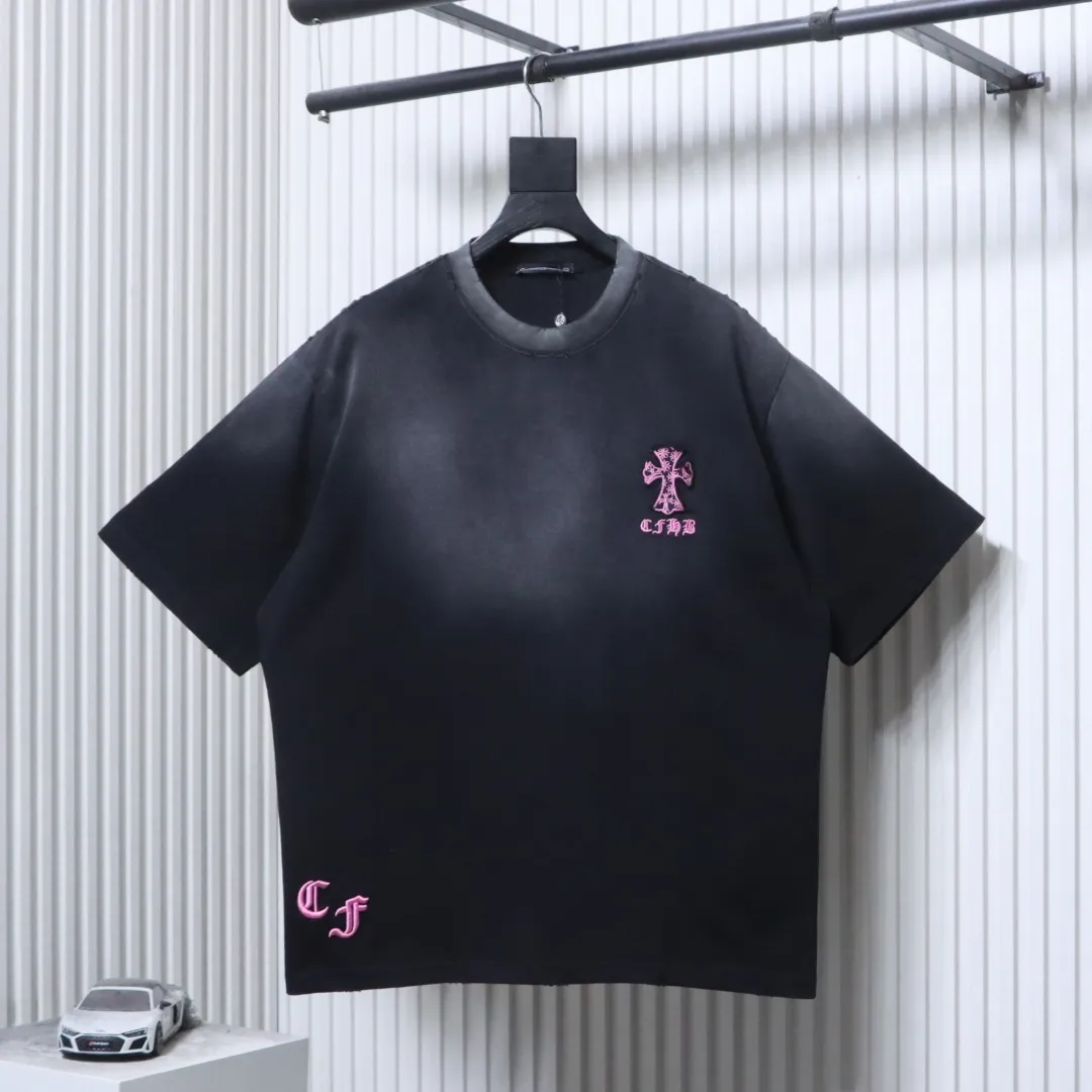 Chrome Hearts Vorderansicht Schwarz