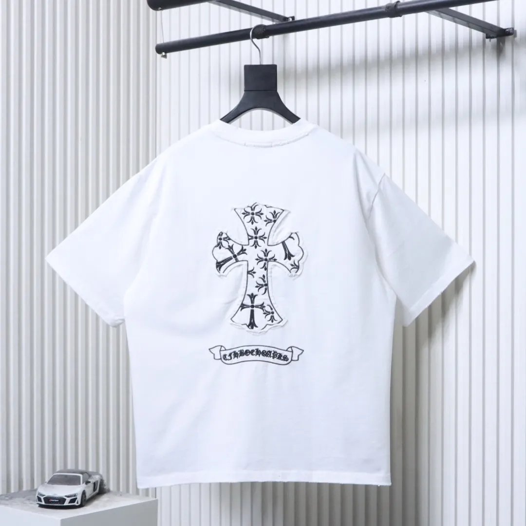 Chrome Hearts Rückansicht Weiß