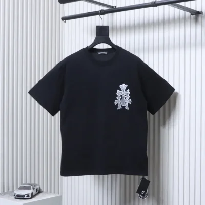 Chrome Hearts Vorderansicht Schwarz