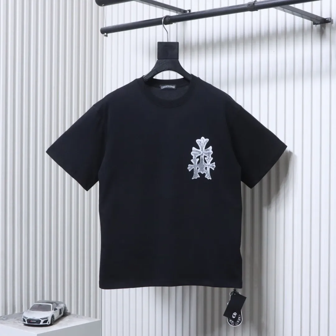 Chrome Hearts Vorderansicht Schwarz