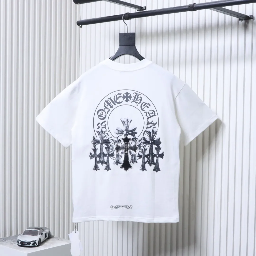 Chrome Hearts Rückansicht weiß