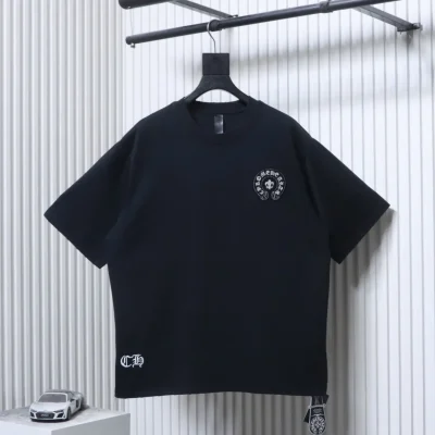 Chrome Hearts Vorderansicht Schwarz