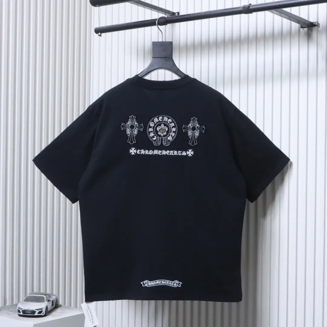 Chrome Hearts Rückansicht Schwarz