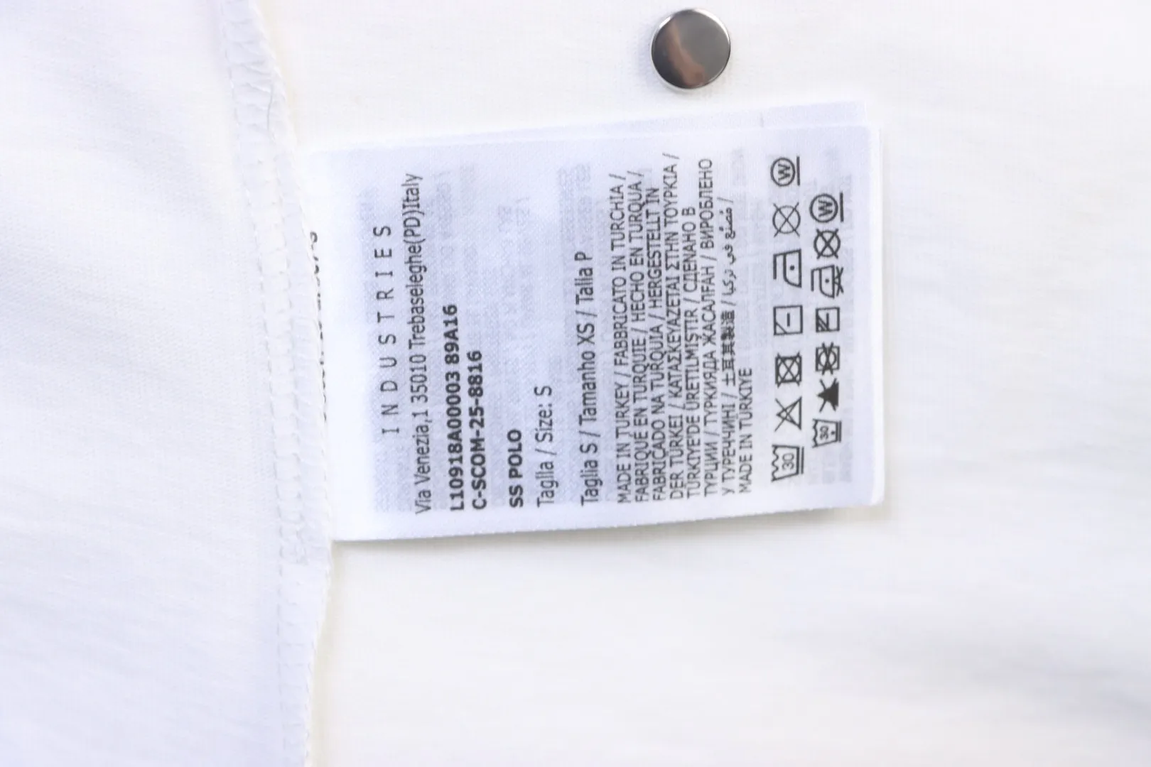 Moncler Pflegeetikett