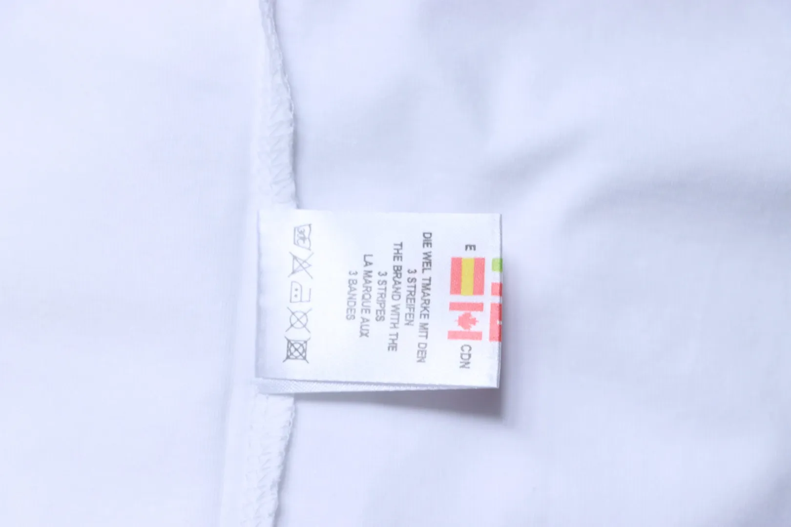 Adidas Pflegeetikett