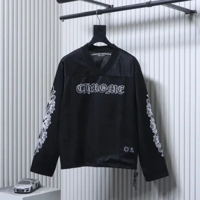 Chrome Hearts Vorderansicht Schwarz