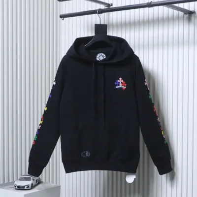 Chrome Hearts Vorderansicht Schwarz