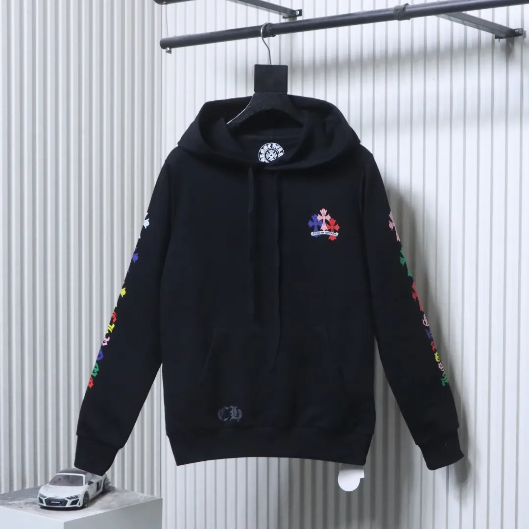 Chrome Hearts Vorderansicht Schwarz