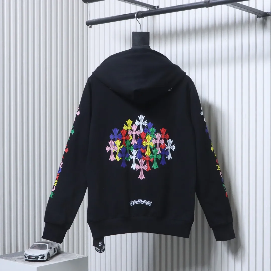 Chrome Hearts Rückansicht Schwarz