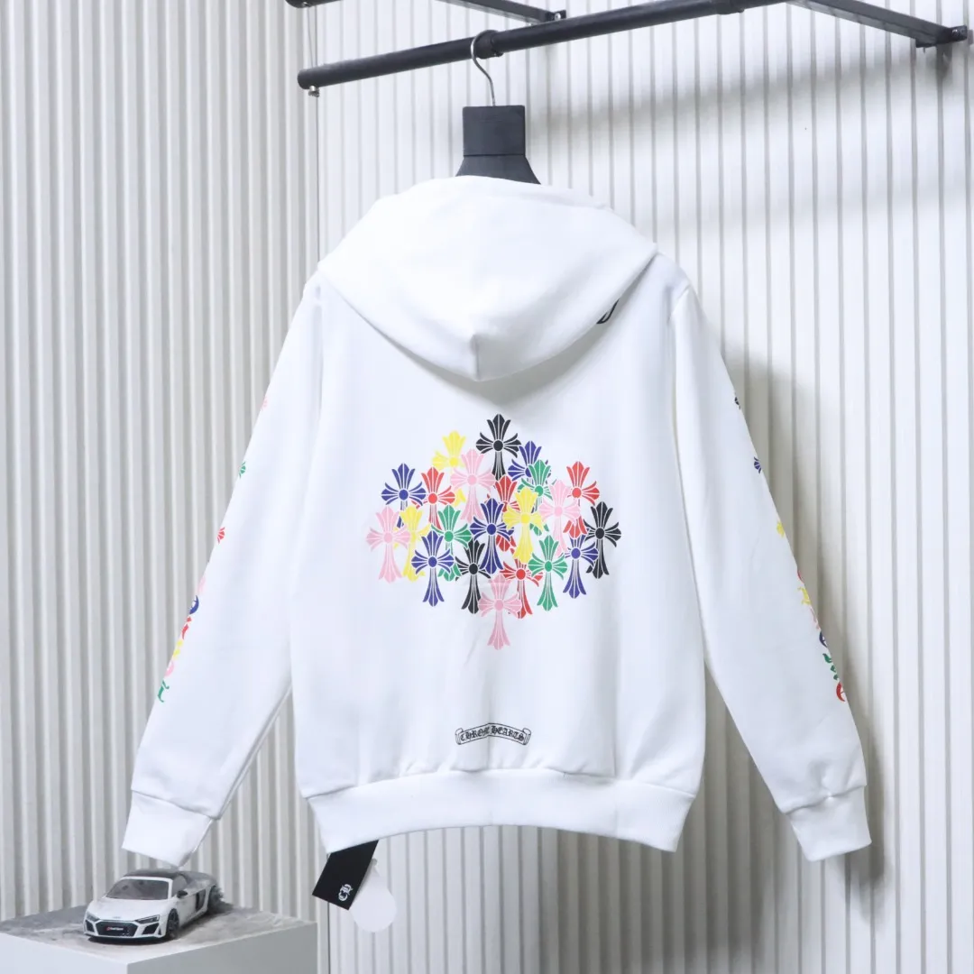 Chrome Hearts Rückansicht Weiß