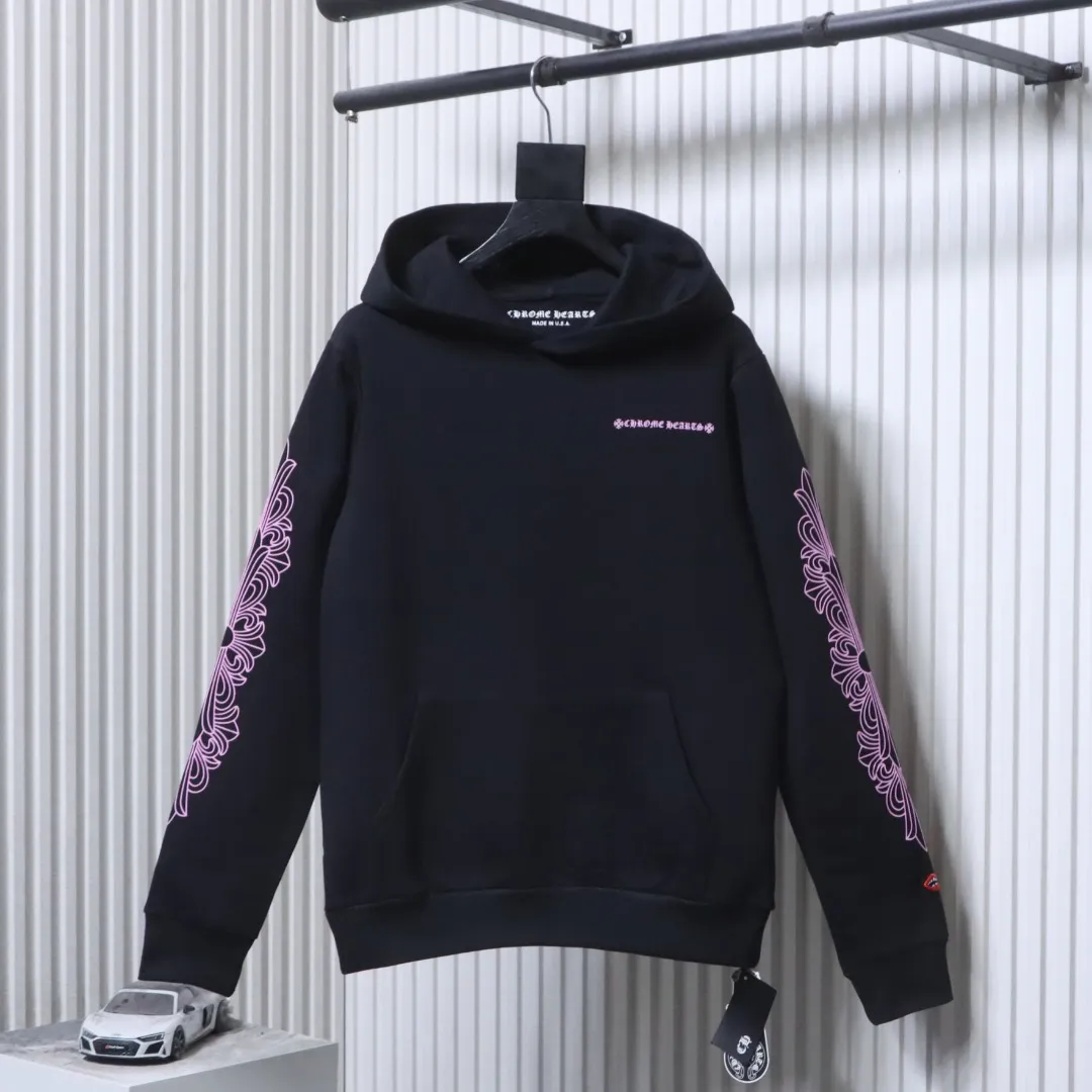 Chrome Hearts – Vorderansicht Schwarz
