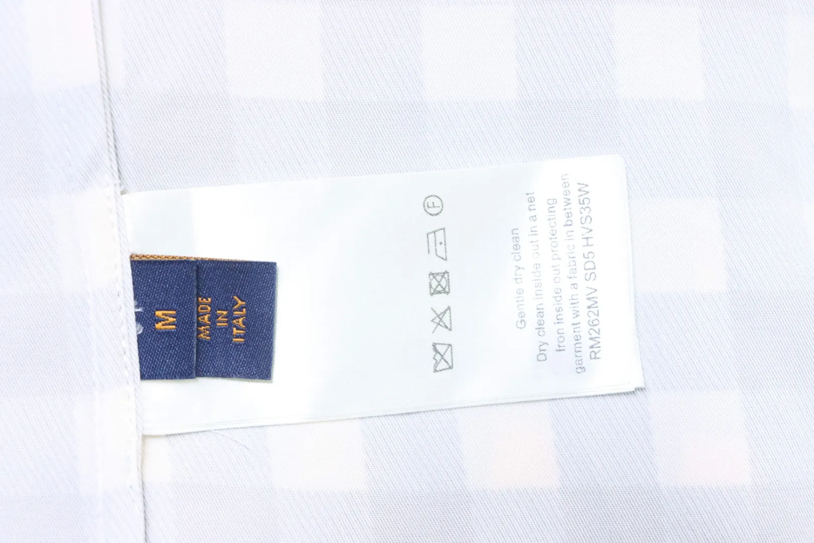 Louis Vuitton Pflegeetikett