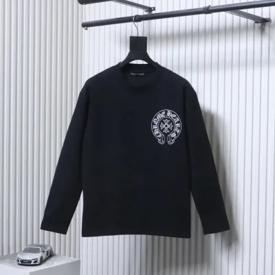 Chrome Hearts Vorderansicht Schwarz