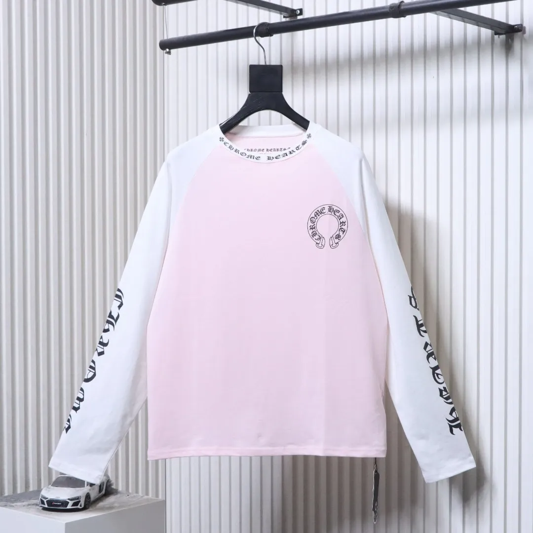 Chrome Hearts Vorderansicht Hellrosa