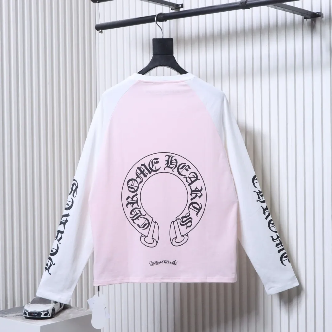 Chrome Hearts Rückansicht Hellrosa