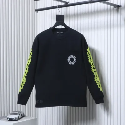 Chrome Hearts Vorderansicht Schwarz