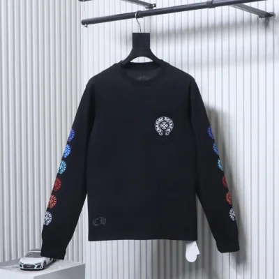 Chrome Hearts Vorderansicht Schwarz