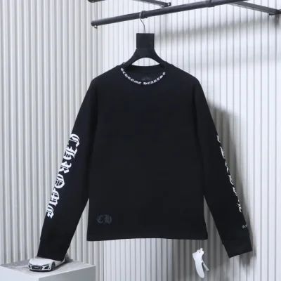 Chrome Hearts Vorderansicht Schwarz