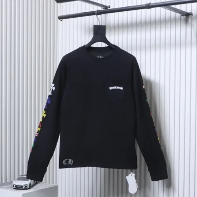 Chrome Hearts Vorderansicht Schwarz
