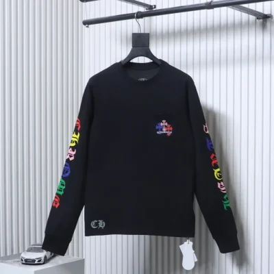 Chrome Hearts Vorderansicht Schwarz