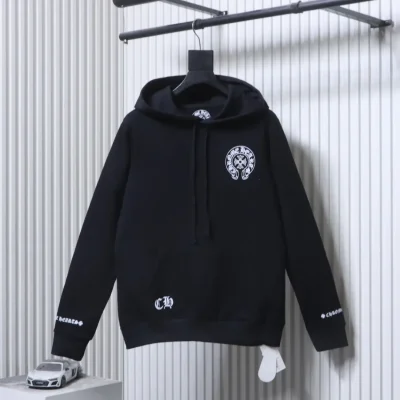 Chrome Hearts – Vorderansicht Schwarz