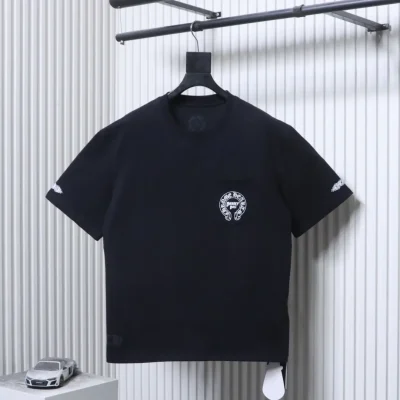 Chrome Hearts Vorderansicht Schwarz