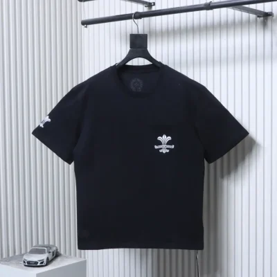 Chrome Hearts Vorderansicht Schwarz