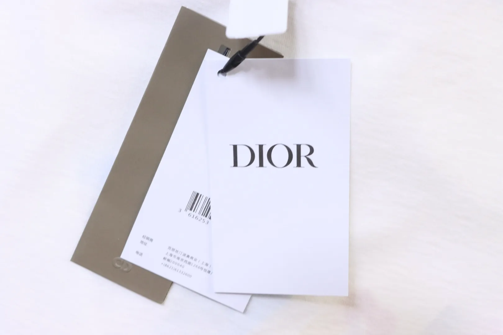 Dior Hangtag
