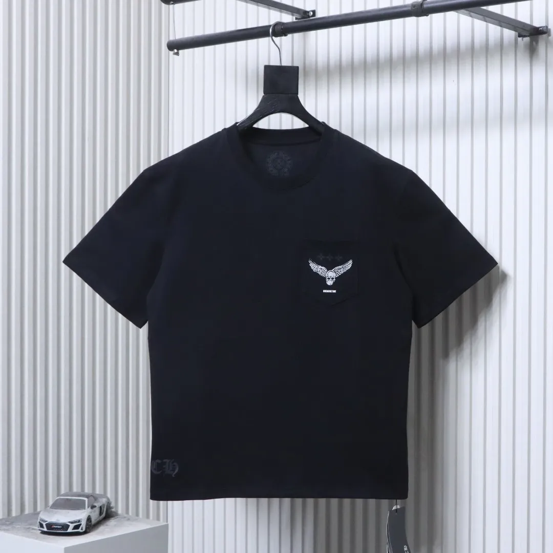 Chrome Hearts Vorderansicht Schwarz