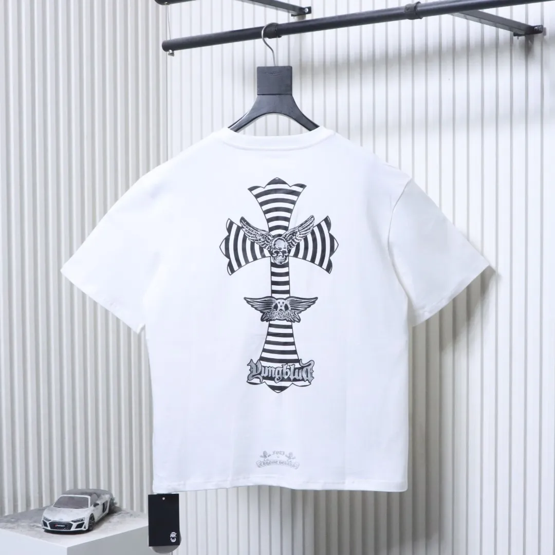 Chrome Hearts Rückansicht Weiß