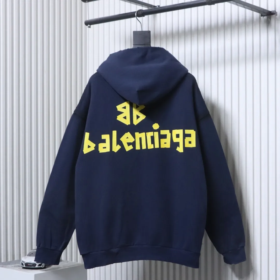 Balenciaga Rückansicht Marineblau