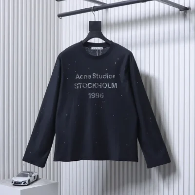 Acne Studios – Vorderansicht Schwarz