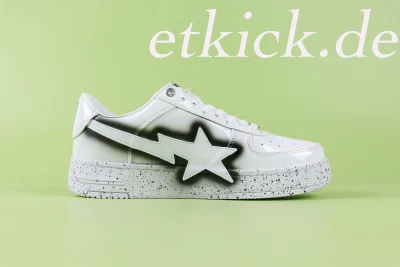 A Bathing Ape Bape Sta Graffiti Weiße Herrenschuhe