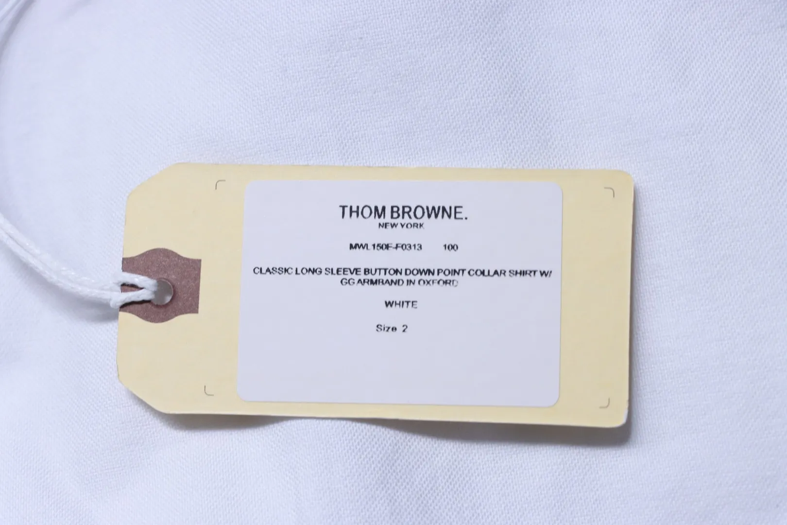 Thom Browne Hangtag