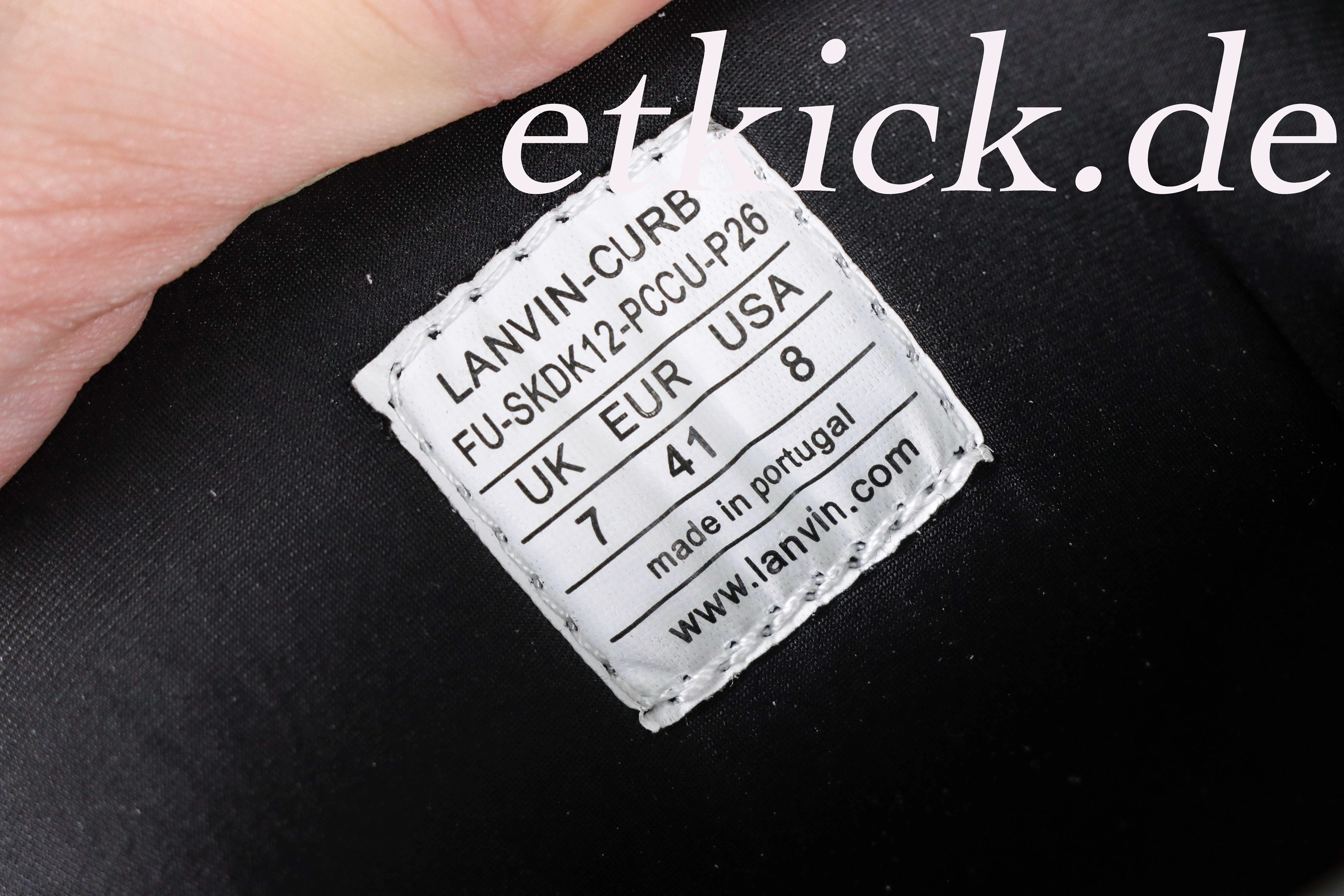 Curb Patch Leder-Sneaker Grau-Rosa-Grün FUSKDK12PCCUP26 – Bild 11