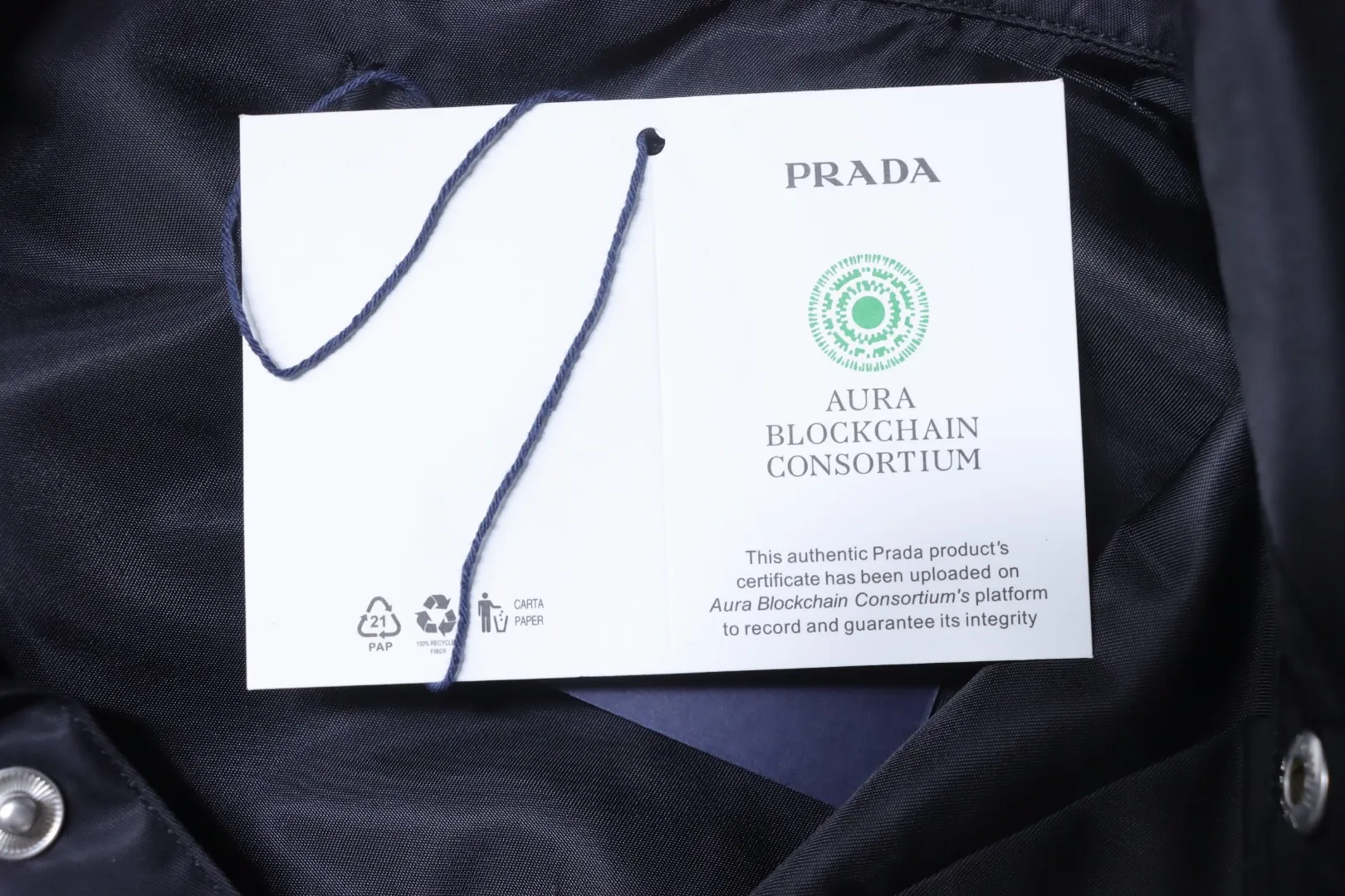 Prada-Hangtag
