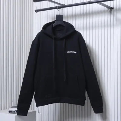 Chrome Hearts Vorderansicht Schwarz