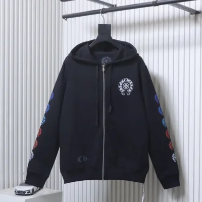 Chrome Hearts – Vorderansicht Schwarz