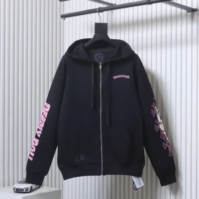 Chrome Hearts – Vorderansicht Schwarz