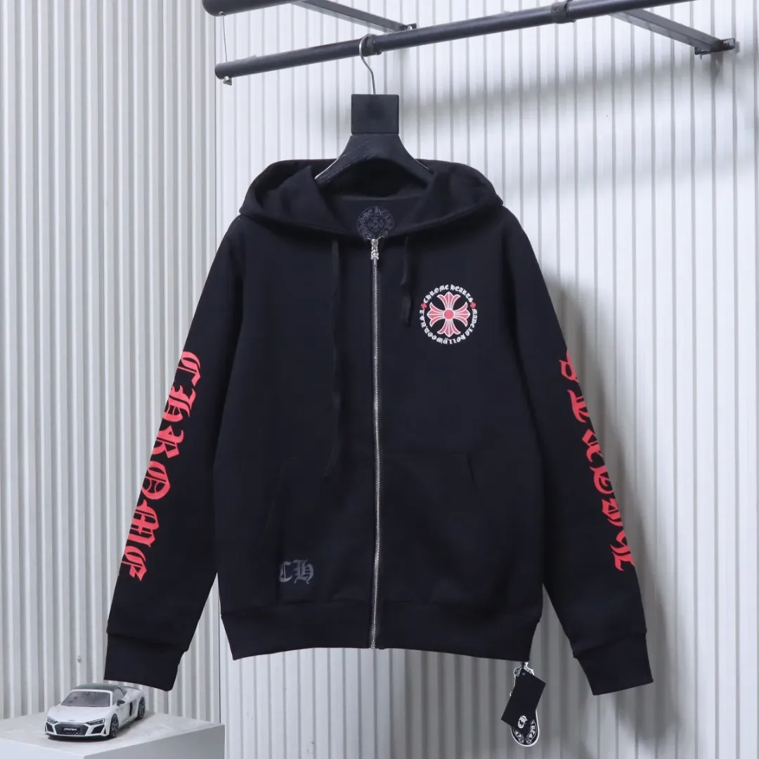 Chrome Hearts – Vorderansicht Schwarz