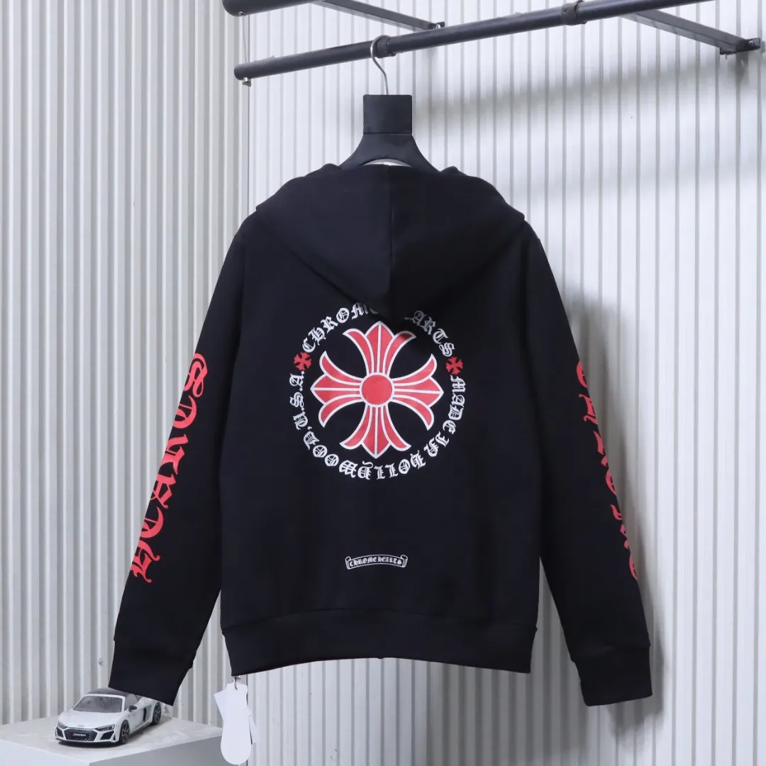 Chrome Hearts – Rückansicht Schwarz
