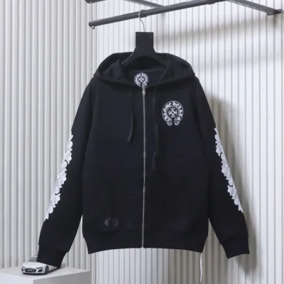 Chrome Hearts – Vorderansicht Schwarz